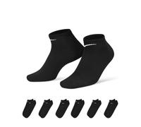 Calcetines de tenis Nike Everyday Cotton Lightweight No Show 6P - black/white 42-46