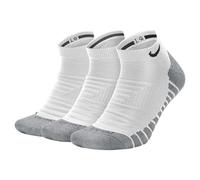 Nike U Nk Evry MAX Cush NS 3pr Socks, Unisex Adulto, White/Wolf Grey/(Black), S