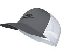 Nike U Nk Rise Cap S CB FUT Trkr L Gorra Ajustable, Gris Ahumado/Blanco/Negro, M-L Unisex Adulto