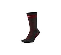 Nike U Nk Squad Crew Socks, Unisex adulto, anthracite/lt crimson/gym red/(white), XS