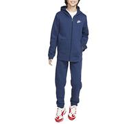 Nike U NSW Core BF TRK Suit Tracksuit, Niños, Midnight Navy/Midnight Navy/Midnight Navy/White, M