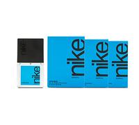 NIKE - Ultra Blue Pack de 3 x 30 ml, Colonia Hombre, Formato Viaje en Spray, Perfume Hombre, Eau de Toilette Natural y Masculina, Aroma Oriental Floral, Fragancia Fresca