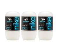 NIKE - Ultra Blue Pack de 3 x 50 ml, Desodorante Hombre Roll-On, Desodorante Antimanchas para Piel Sensible, 0% Alcohol y 0% Sales de Aluminio, de Larga Duración, Fragancia Oriental Floral