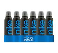 NIKE - Ultra Blue Pack de 6 x 200 ml, Desodorante Hombre Spray, Desodorante Antimanchas para Todo Tipo de Piel, 0% Sales de Aluminio, de Larga Duración, Fragancia Oriental Floral