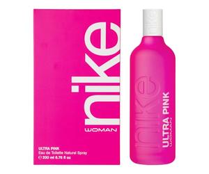 NIKE - Ultra Pink 200 ml, Colonia Mujer, Perfume Formato Spray, Eau de Toilette Natural y Femenina, Aroma Oriental Gourmand, Fragancia Fresca, Rebelde y de Larga Duración