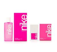 NIKE - Ultra Pink Promoción 100 ml + 30 ml, Colonia Mujer, Pack 2 Productos, Perfume Formato Spray, Eau de Toilette Natural y Femenina, Aroma Oriental Gourmand, Fragancia Fresca