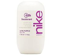 NIKE - Ultra Purple 50 ml, Desodorante Mujer Roll-On, Desodorante Antimanchas para Piel Sensible, 0% Alcohol y 0% Sales de Aluminio, de Larga Duración, Fragancia Floral Afrutada