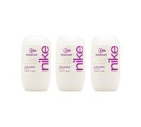 NIKE - Ultra Purple Pack de 3 x 50 ml, Desodorante Mujer Roll-On, Desodorante Antimanchas para Piel Sensible, 0% Alcohol y 0% Sales de Aluminio, de Larga Duración, Fragancia Floral Afrutada