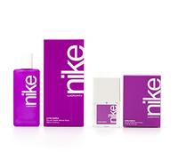 NIKE - Ultra Purple Promoción 100ml + 30ml, Colonia Mujer, Pack 2 Productos, Perfume Formato Spray, Eau de Toilette Natural y Femenina, Aroma Floral Afrutado, Fragancia Fresca