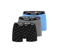 NIKE Underwear Calzoncillo boxer azul oscuro / gris oscuro / negro / blanco S EUR