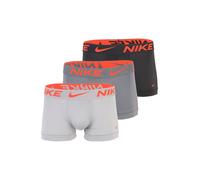 NIKE Underwear Calzoncillo boxer gris / gris oscuro / naranja / negro XL EUR