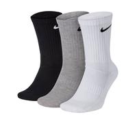 Nike Unisex 3er Paquete Deportivos - Everyday,Algodón Amortiguado Crew,Unicolor