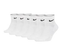Nike Unisex 6er Paquete Deportivos - Everyday, Algodón Amortiguado de Tobillo,