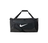 Nike Unisex - Adult Brsla S Duff-X Sports Bag, Black/White, One Size