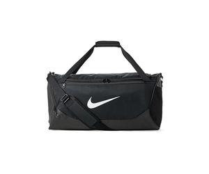 Nike Unisex - Adult Brsla S Duff-X Sports Bag, Black/White, One Size