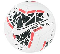 Nike Unisex-Adult Nike Pitch Soccer Ball SC3807 White/Black/Laser Crimson/White 4