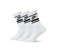 NIKE Unisex adulto Socks, White/Black/Black, M