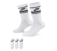 NIKE Unisex adulto Socks, White/Black/Black, M