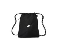 Nike Unisex - Adultos Heritage Drawstring 2.0 Bolsas, Negro/Negro/Blanco, Talla Única
