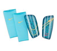 Nike Unisex - Adultos Mercurial Lite Espinilleras Chlorine Blue/Siren Red/Laser, M