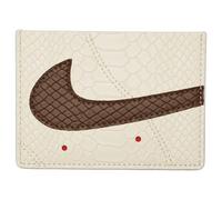Nike Unisex AF1 Snake Cartera para Tarjetas Pale Ivory/Picante Red/Lt British Tan One Size