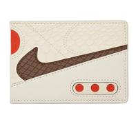 Nike Unisex Air MAX 90 Snake Cartera para Tarjetas Pale Ivory/Picante Red/Lt British Tan One Size