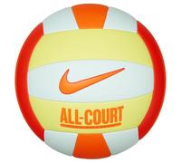NIKE Unisex All Court Deflated Pelota de Voleibol de Playa Glacier Blue/Bright Crimson/Total Orange 5