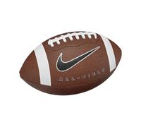 NIKE Unisex All Field 4.0 FB Deflated Balón de fútbol Americano Dk Field Brown/White/Metallic Silver/Black 9