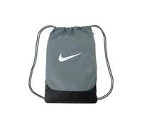 Nike Unisex - Bolsa de deporte para adultos Brsla Drawstrng-X, color gris ahumado/negro/blanco, talla única