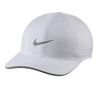 Nike Unisex Cap Dri-Fit Aerobill Featherlight, White/Reflective Silv, DC3598-100, MISC