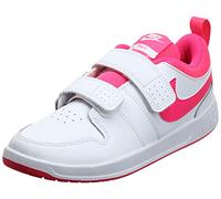 Nike Unisex Chicos Pico 5 (TDV), White/Hyper Pink, 17 EU