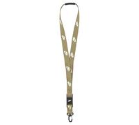 Nike Unisex Club Standard Lanyard Llavero Parachute Beige/Black/White One Size