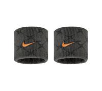 Nike Unisex Dri-Fit Swoosh Classic 2Pk Printed Cinta para el Sudor Anthracite/Black/Total Orange One Size