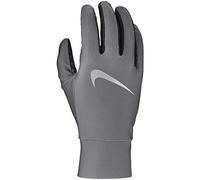 Nike Unisex - Guantes Ligeros para Adultos, Gris Ahumado/Negro/Plateado, Talla única