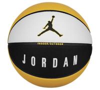 Nike Unisex Jordan Ultimate 2.0 8P Deflated Balón de Baloncesto White/Black/Yellow Ochre/Black 7