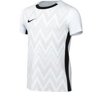 NIKE Unisex Kids Short Sleeve Top Y Nk DF Chalng V JSY SS, White/Black/Black, FD7426-100, XL