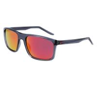 Nike Unisex Nike 021 Gafas de sol Bio-inyección Gris Rojo Cuadrada Polarizado Polarizado