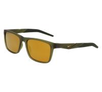 Nike Unisex Nike 222 Gafas de sol Plástico Verde opaco Cobre Cuadrada Fotocromático