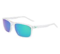 Nike Unisex NIKE FIRE L P FD1819 900 Gafas de sol Bio-inyección Transparente Verde Cuadrada Polarizado Espejo