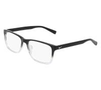 Nike Unisex Nike NIKE 1000Y 010 Monturas ópticas Acetato Negro Cuadrada Normal