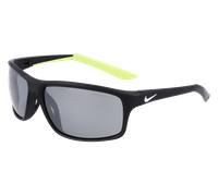 NIKE Gafas de sol ADRENALINE 22 N IU4633X - Deportivo envolvente, Lente 64 mm, BLACK/SILVER FLASH/Eye siz