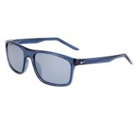 Nike Unisex Nike NIKE FIRE L P FD1819 434 Gafas de sol Bio-inyección Azul Plata Cuadrada Polarizado Polarizado