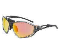 Nike Unisex Nike NIKE ZEUS RISE E IF1113X 084 Gafas de sol Inyección biológica Grigio Road Cuadrada Normal Specchiato