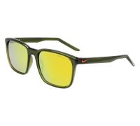 Nike Unisex NIKE RAVE P FD1849 222 Gafas de sol Bio-inyección Verde Amarillo Cuadrada Polarizado