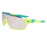 Nike Unisex NIKE SHOW X RUSH E DZ7369 702 Gafas de sol Plástico Amarillo Marrón Máscara Reflejado