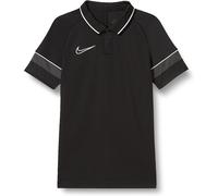 Nike Unisex Niños Academy 21 Camiseta Deportiva Polo T-Shirt Negra Talla XS