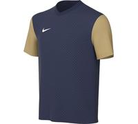Nike Unisex Niños Camiseta de Fútbol de Manga Corta Y Nk Df Tiempo Prem II Jsy Ss, Marine y Gold, DH8389-411, XL