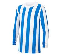 Nike Unisex Niños Camiseta Y Nk Df Strp Dvsn IV Jsy Ls, Blanco, Azul Real y Negro, CW3825-102, L