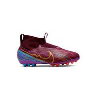 Nike Unisex Niños Jr. Zoom Mercurial Superfly 9 Academy Km AG High Top, Dark Beetroot Mtlc Vivid Gold, 35 EU