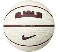 Nike Unisex Playground 8P L James Deflated Balón de Baloncesto Sail/Dark Team Red/Black/Dark Team Red 7